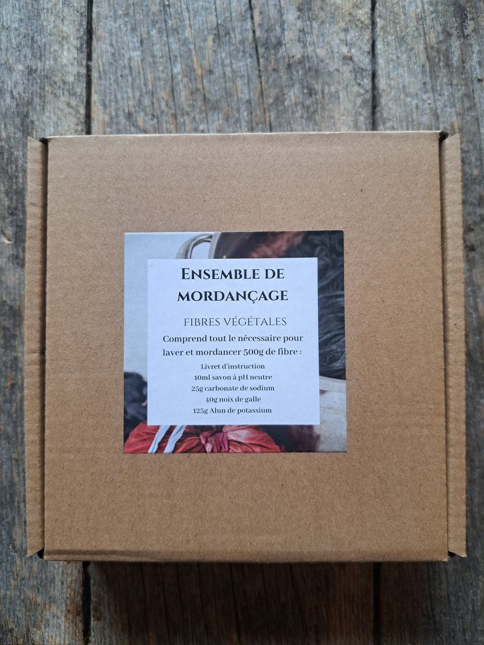 Kit de mordançage pour fibres végétales