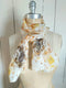 FLORA - foulard de soie, teinture végétale, impression botanique