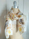 FLORA - foulard de soie, teinture végétale, impression botanique